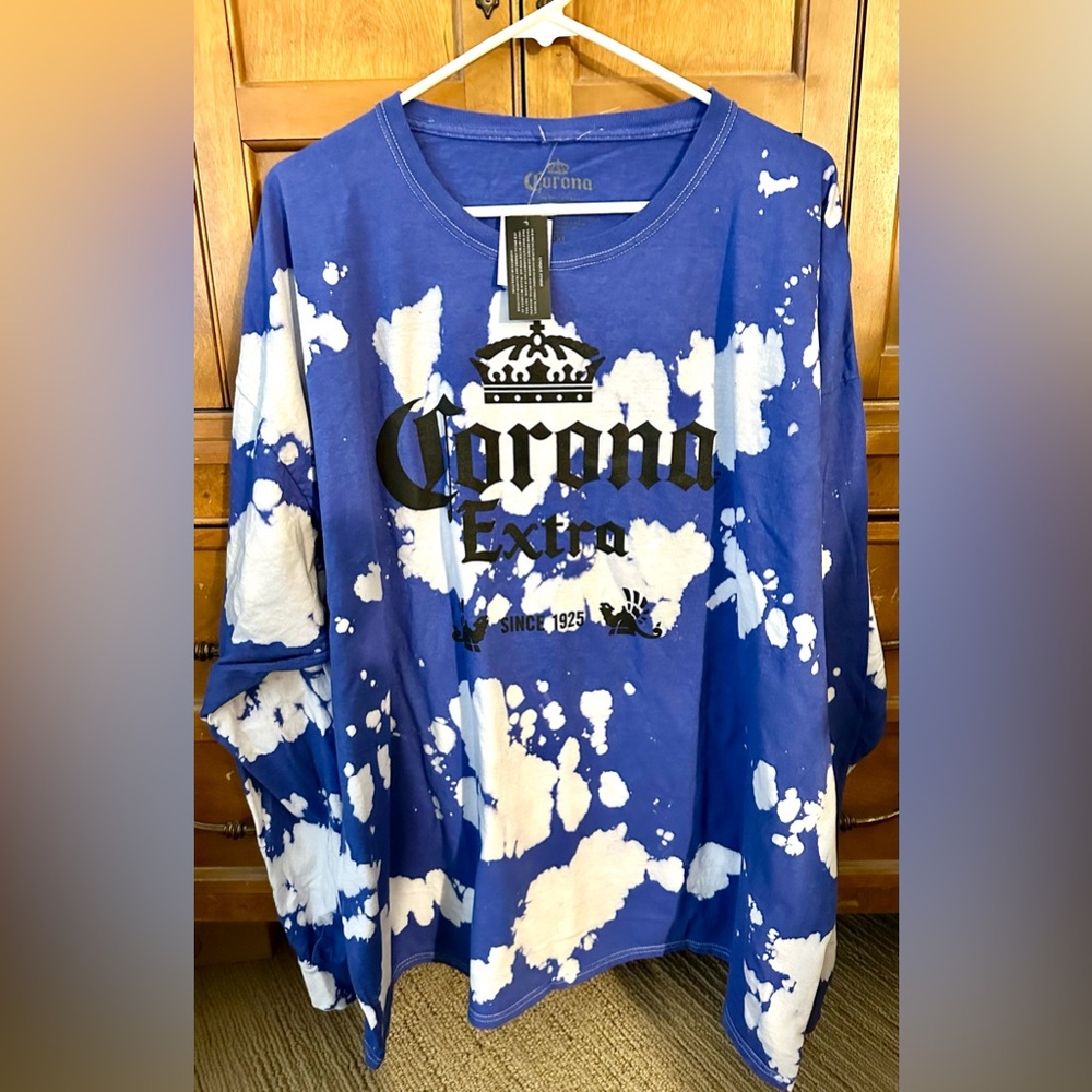Corona Extra Blue Tie-Dye T-Shirt